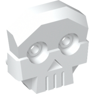 Lego skalní lebka 1x4x3, bílá (4217003)